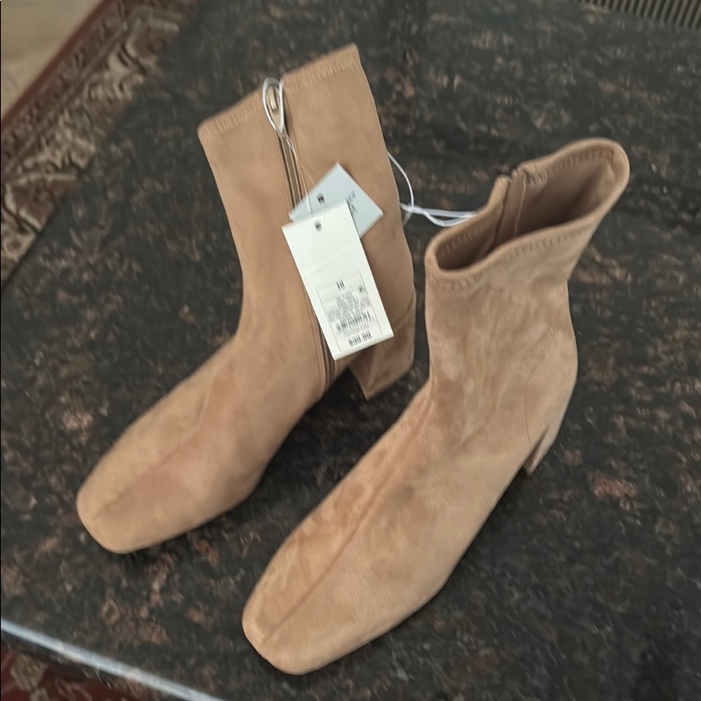 A New Day Tan Ankle Boots